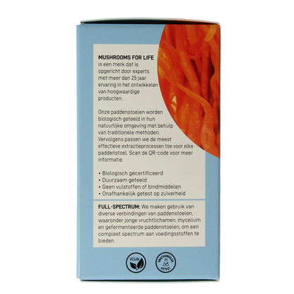 Mushrooms for Life Cordyceps bio 60.00 Capsules