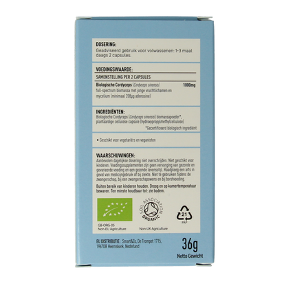 Mushrooms for Life Cordyceps bio 60.00 Capsules