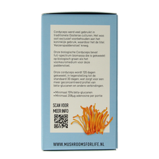 Mushrooms for Life Cordyceps bio 60.00 Capsules