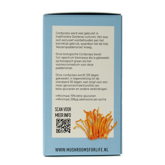 Mushrooms for Life Cordyceps bio 60.00 Capsules
