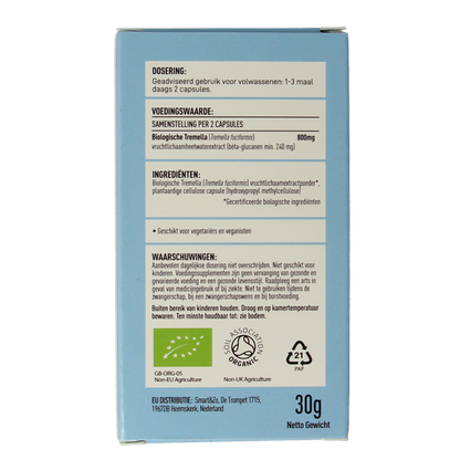 Mushrooms for Life Tremella bio 60.00 Capsules
