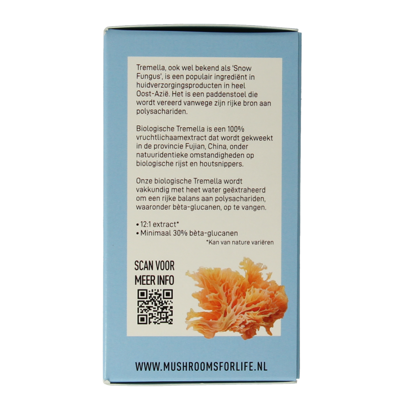 Mushrooms for Life Tremella bio 60 Capsules