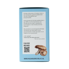 Mushrooms for Life Shiitake Bio 60.00 Capsules