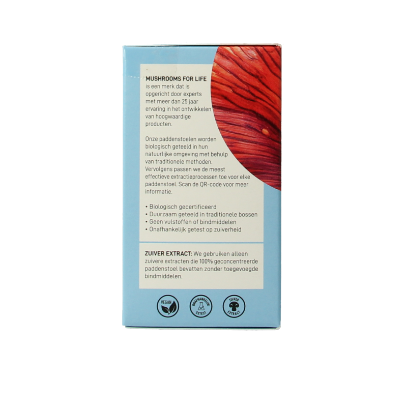 Mushrooms for Life Reishi bio 60 Capsules