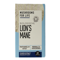 Mushrooms for Life Lion's mane bio 60.00 Capsules