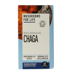 Mushrooms for Life Chaga bio 60.00 Capsules