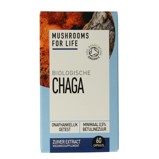 Mushrooms for Life Chaga bio 60 Capsules