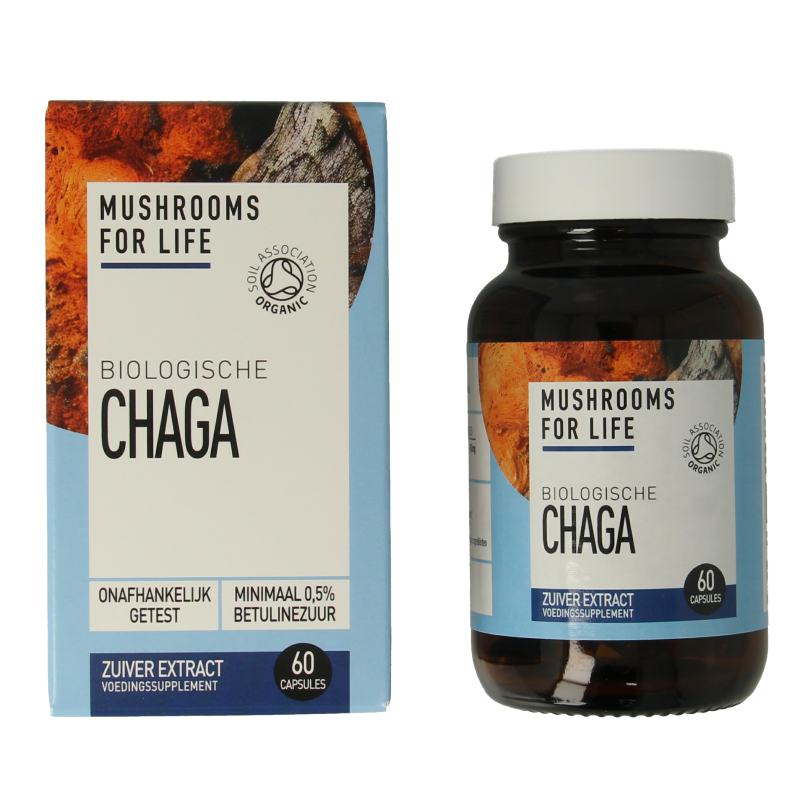 Mushrooms for Life Chaga bio 60 Capsules