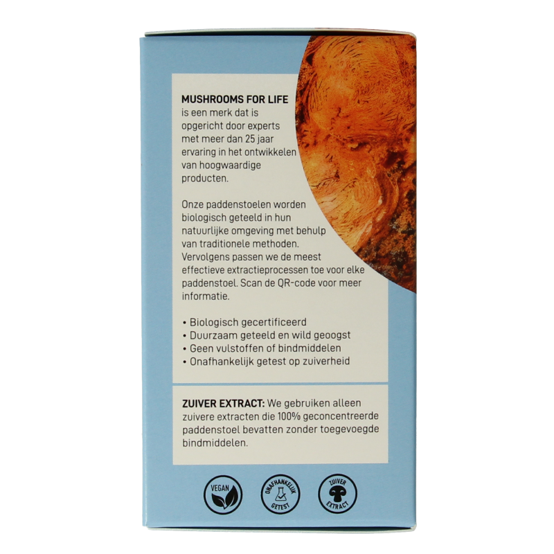 Mushrooms for Life Chaga bio 60 Capsules