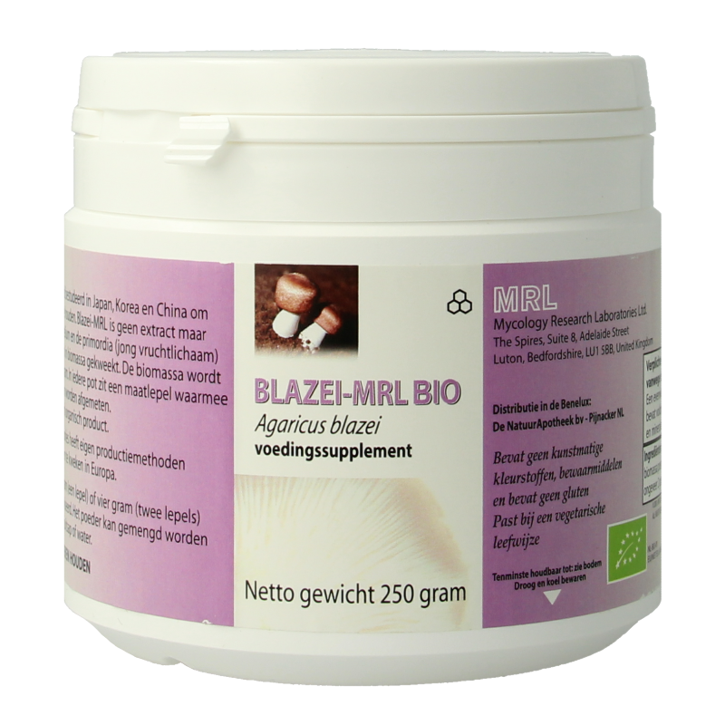 MRL Agaricus poeder bio 250 Gram