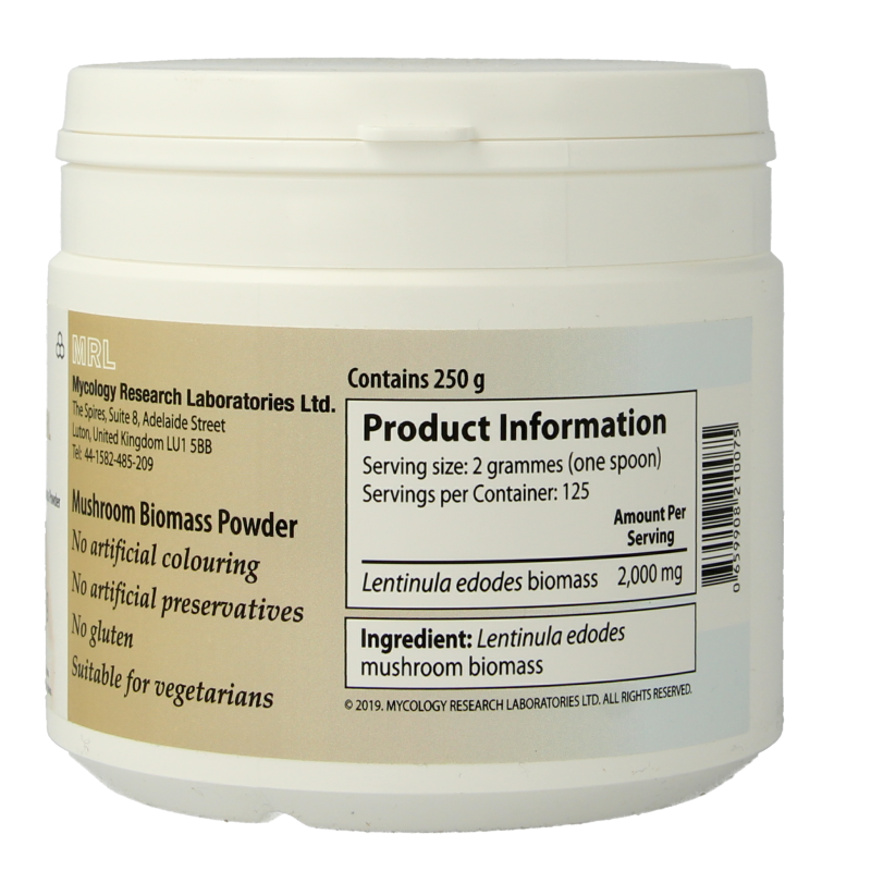 MRL Shiitake poeder bio 250 Gram