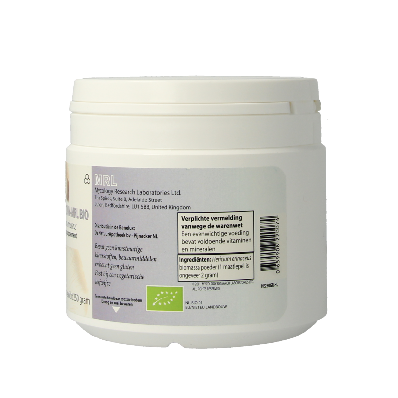 MRL Hericium poeder bio 250 Gram