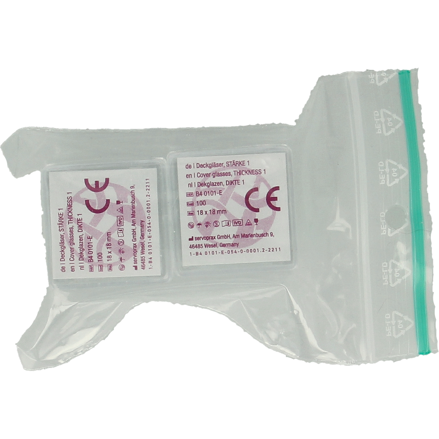 Menzel Dekglaasjes 18 x 18 200 Stuks