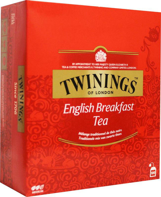 Twinings English breakfast tea 100 Zakjes
