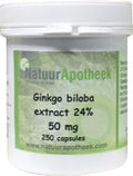 Natuurapotheek Ginkgo biloba 24% 50mg 250 Capsules