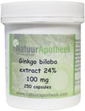 Natuurapotheek Ginkgo biloba 24% 160mg 250.00 Capsules