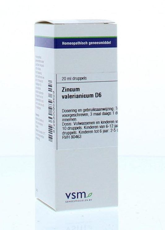 VSM Zincum valerianicum D6 20 Milliliter