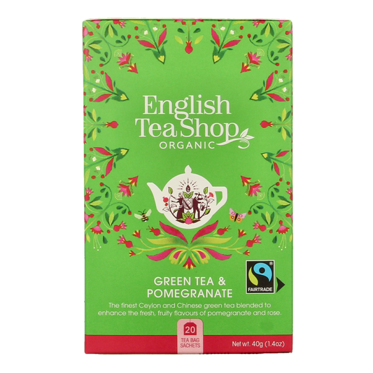 English Tea Shop Green tea pomegranate bio 20 Zakjes