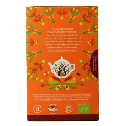English Tea Shop Rooibos bio 20.00 Zakjes