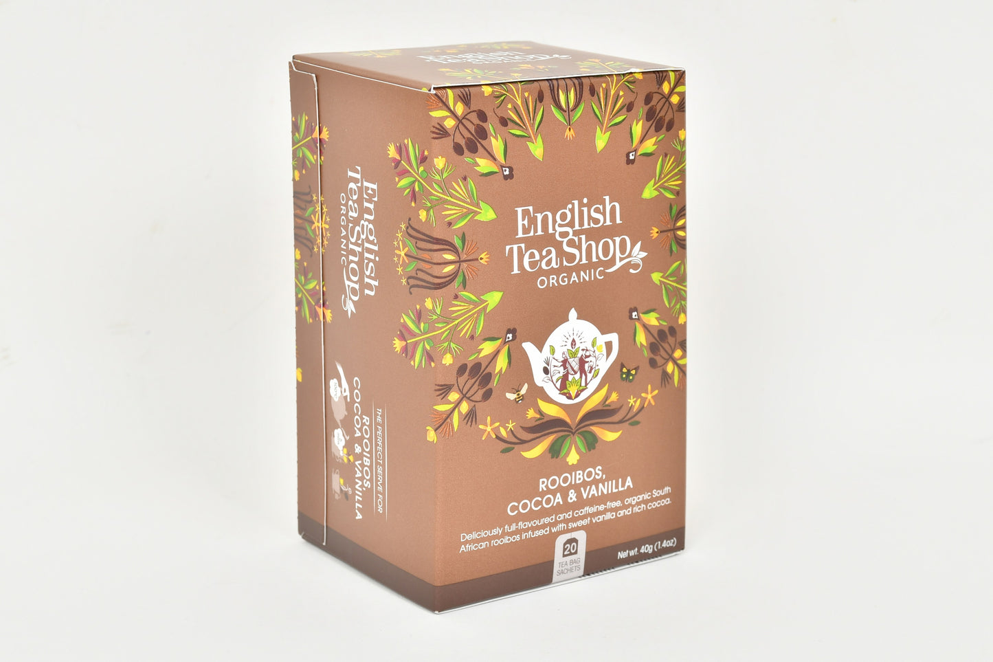 English Tea Shop Rooibos cacao & vanilla bio 20 Zakjes