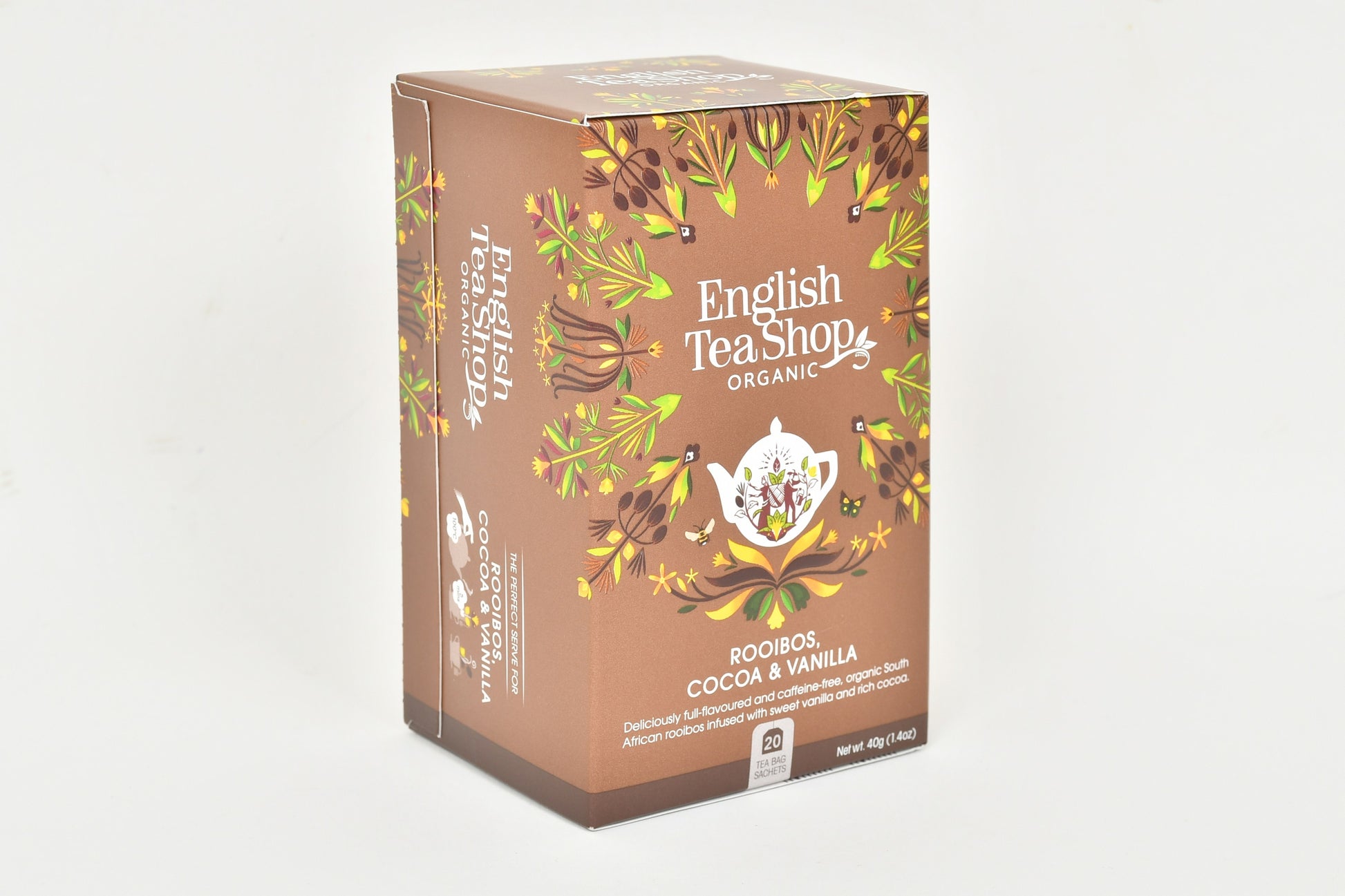 English Tea Shop Rooibos cacao & vanilla bio 20 Zakjes