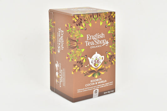 English Tea Shop Rooibos cacao & vanilla bio 20 Zakjes