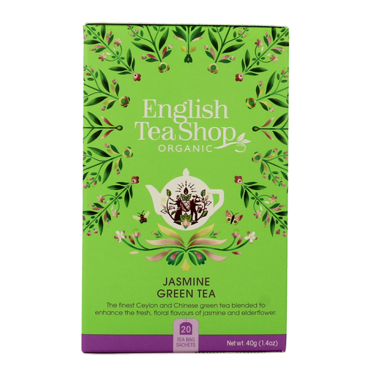 English Tea Shop Jasmin green tea bio 20.00 Zakjes