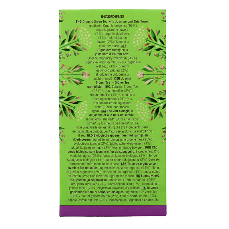 English Tea Shop Jasmin green tea bio 20 Zakjes