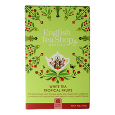 English Tea Shop White tea tropical fruits bio 20.00 Zakjes
