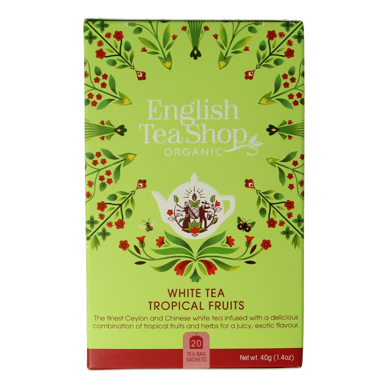 English Tea Shop White tea tropical fruits bio 20 Zakjes