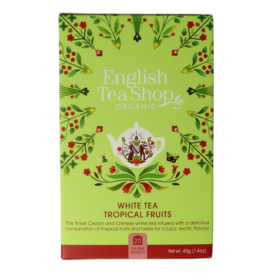 English Tea Shop White tea tropical fruits bio 20 Zakjes