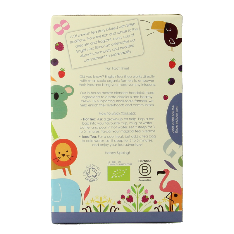 English Tea Shop Kids tea time adventure bio 20 Zakjes