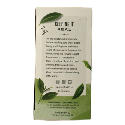 Numi Green tea gunpowder bio 18 Zakjes