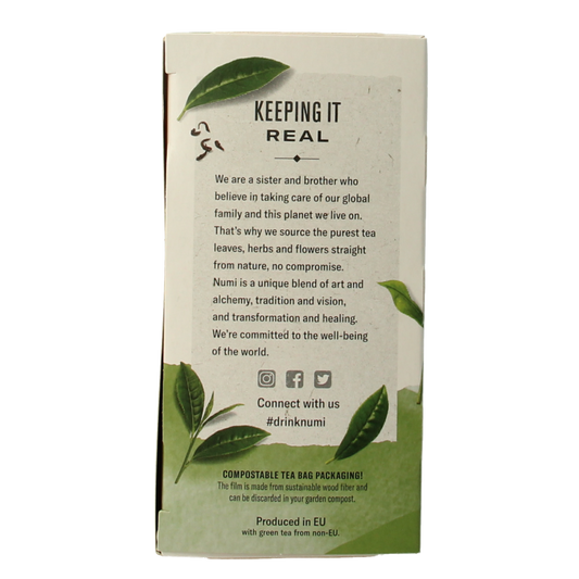 Numi Green tea gunpowder bio 18 Zakjes