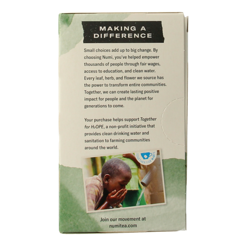 Numi Green tea mate lemon bio 18 Zakjes