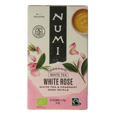 Numi Witte thee white rose bio 18 Zakjes