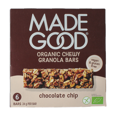 Made Good Granola bar chocolate chip 24 gram bio 6.00 Stuks