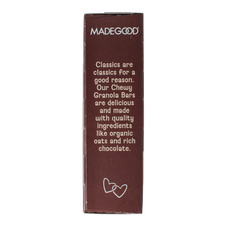 Made Good Granola bar chocolate chip 24 gram bio 6.00 Stuks