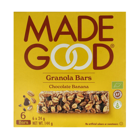 Made Good Granola bar chocolate banana 24 gram bio 6 Stuks