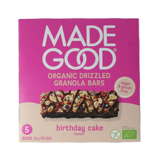 MadeGood  Granola bar birthday cake bio 5.00 Stuks