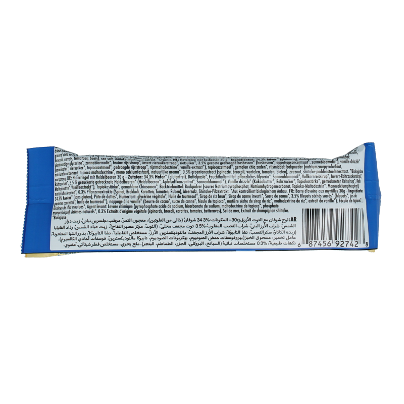 Made Good Morning bar blueberry bio 30 Gram