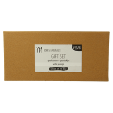 Yours Naturally Giftset 2 geurkaars&1x geurstokjes witte jasmijn 1 Set