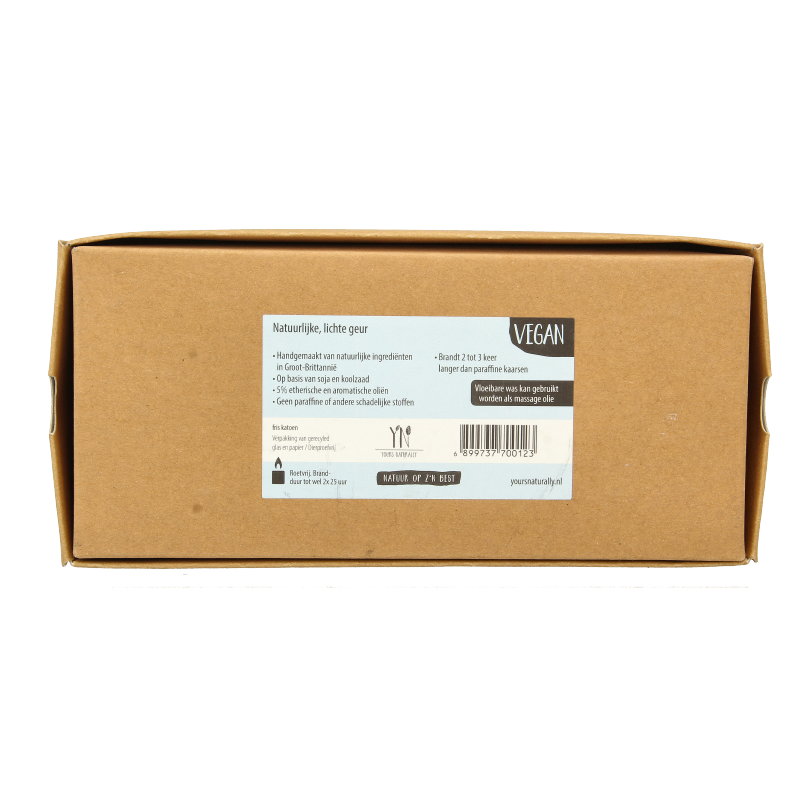Yours Naturally Giftset 3 votive geurkaarsen fris katoen 1 Set