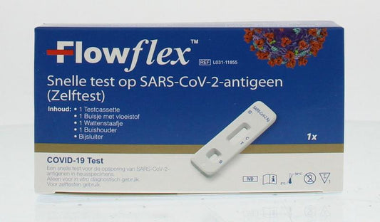 Flowflex Zelftest Covid-19 SARS-COV-2 antigeen 1 Stuks