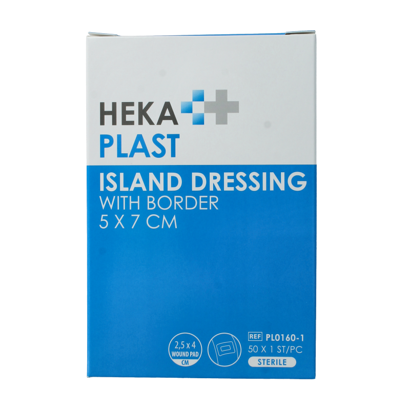 Hekaplast Border 5cmx7cm eiland 50 Stuks