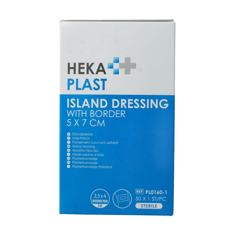 Hekaplast Border 5cmx7cm eiland 50 Stuks