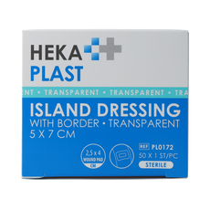 Hekaplast Border 5cm x 7cm transparant 50.00 Stuks