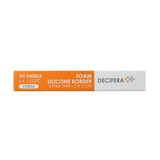 Decifera Foam silicone border extra dun  5x5cm 5.00 Stuks