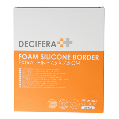 Decifera Foam border 7.5 X 7.5cm 5.00 Stuks