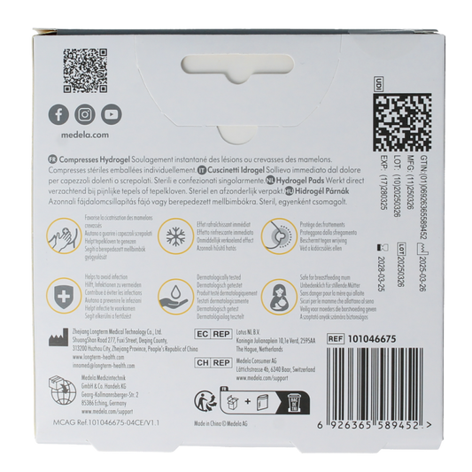 Medela Hydrogel pads 4 Stuks